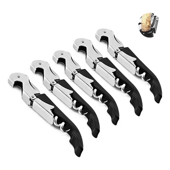 Set De 5 Sacacorchos Profesionales Para Sommeliers Y Camarer