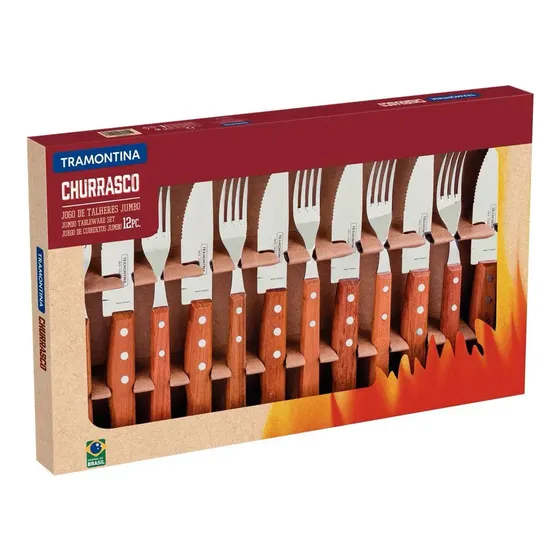 Set de Barbacoa Personalizado de 12 Piezas Tramontina