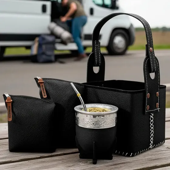 Set De Mate Imperial Sumate Estuches Canasta Bombilla Premium