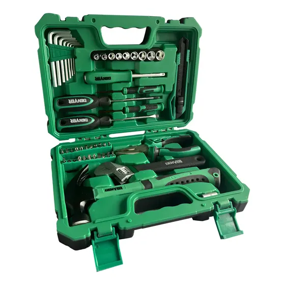Set Juego Caja De Herramientas Crv Denver 48 Piezas Dnv048 Color Negro