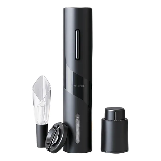 Set Kit Eléctrico Vino Gadnic Sacacorchos Vertedor Sommelier