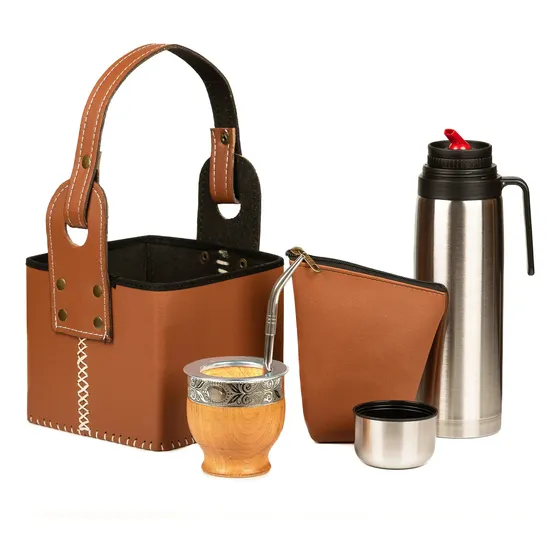 Set Matero Completo Campestre Premium Combo Equipo De Mate
