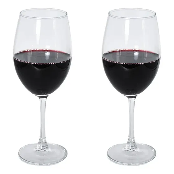 Set X2 Copas Degustacion Vino 615 Ml Crystal Rock Color Vidrio