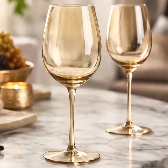 Set X6 Copas De Cristal 210ml Premium Para Vino / Agua