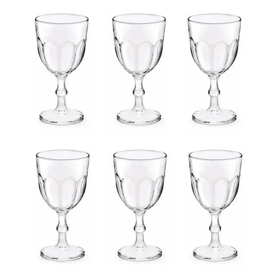 Set X6 Copas Vidrio Country Agua 420 Cc Oferta