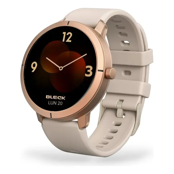 Smartwatch Bleck Luna Pro Gps Integrado Sumergible 5 Atm Dorado Deportivo Beige Dorado