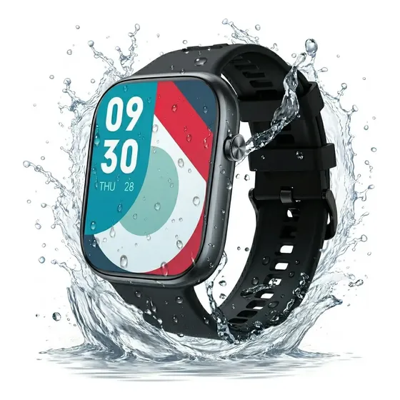 Smartwatch Jd Venecia Sport Bluetooth Llamadas Pantalla 1.96" Táctil Malla Color Negro Resistente Al Agua Ip68