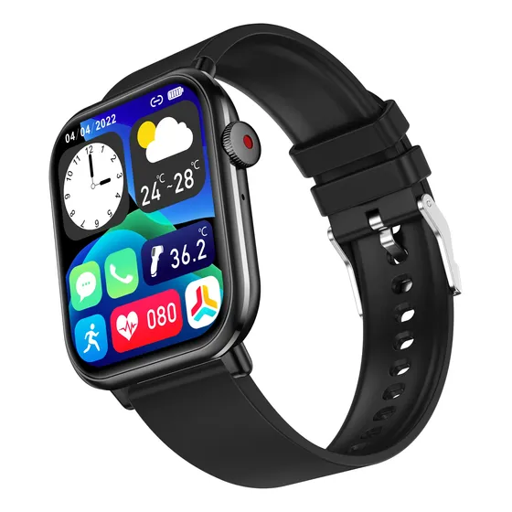 Smartwatch Llamadas Bluetooth Deportivo Unisex Negro