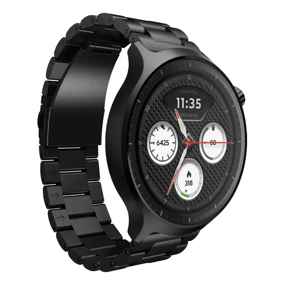 Smartwatch Moto Watch +correa De Acero Inoxidable Negro