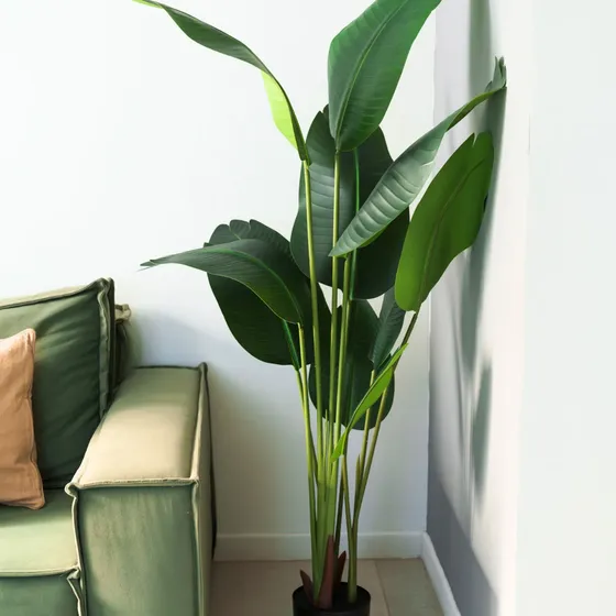 Strelitzia Artificial Griflor Premium Ave Del Paraíso 160 Cm