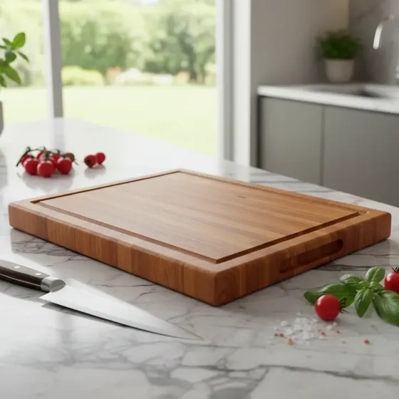 Tabla 50x30cm Madera Dura Asado Parrilla Picada Grande