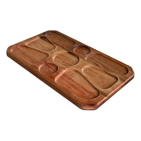 Tabla De Picada De Madera Mediana 40 X 25 X 2 Cm Copetinero
