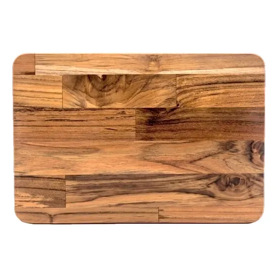 Tabla Madera Teca Queso Quesera Picada Cocina Rectangular