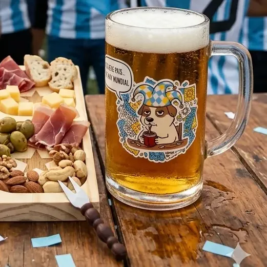 Tabla Picada Argentina Con Chopp Mundialista