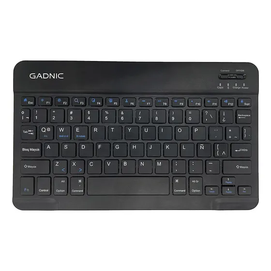 Teclado Bluetooth Inalámbrico Color Negro Idioma Español Español Latinoamérica