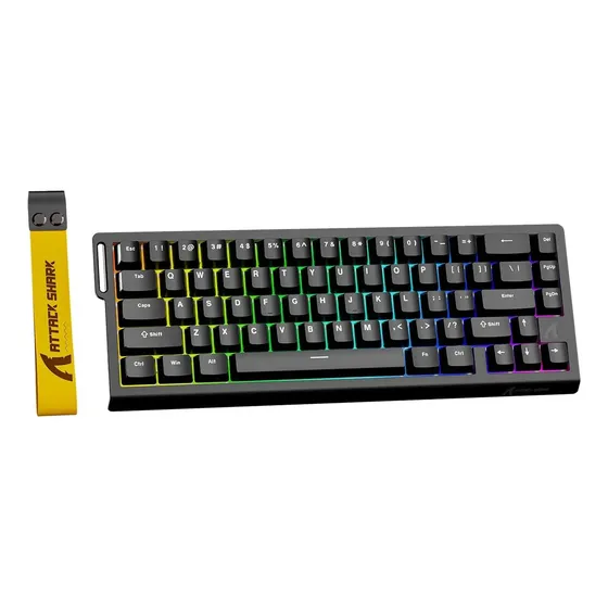 Teclado De Juego X68 He Wired Rapid Trigger Magnetic Switch Teclado Negro Idioma Inglés Us