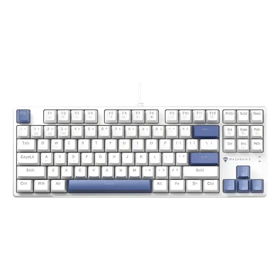 Teclado Gamer Mecanico Machenike K500b-b87 Rgb Qwerty Switch Red Switch Red - Inglés Internacional