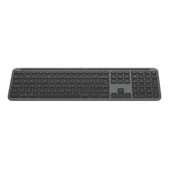Teclado Inalámbrico Logitech Signature Slim K950 Grafito Usb Teclado Gris oscuro Idioma Español Latinoamérica