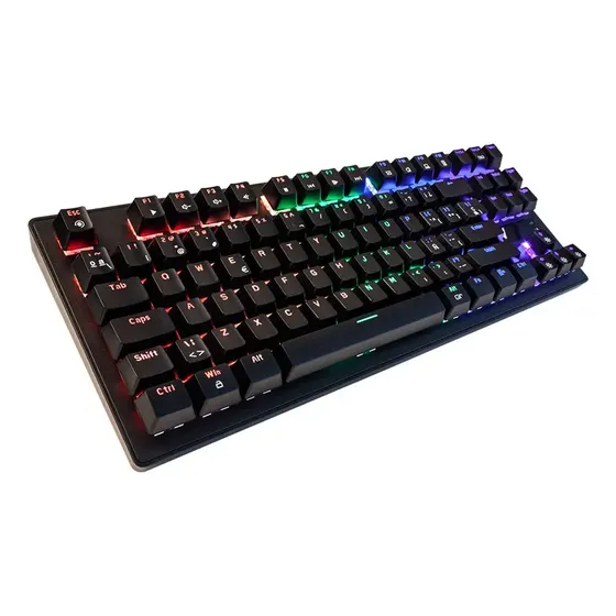 Teclado Mecanico Gamer Retroiluminado Ganon 80% Antighosting USB