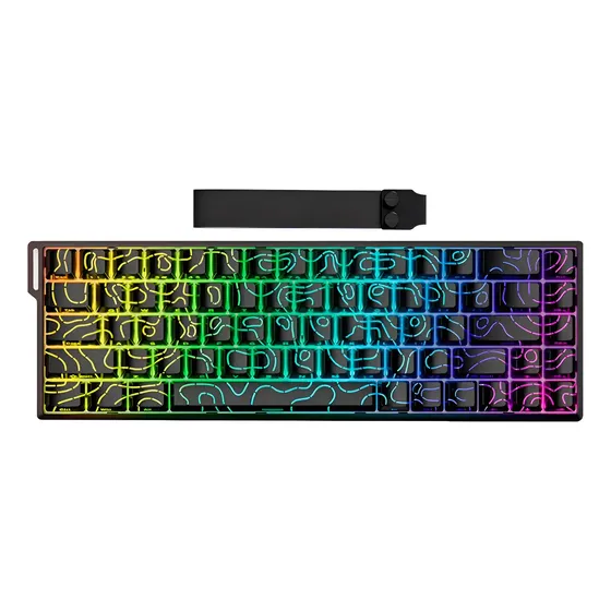 Teclado Mecánico Magnético Gamer Irok Mercury 68 RGB Negro 8KHz
