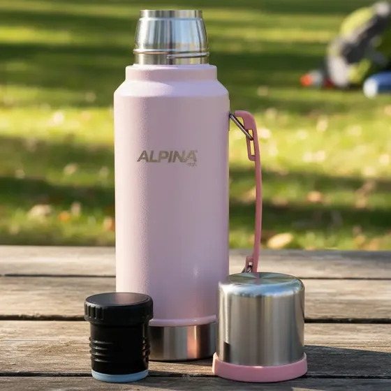 Termo Acero Inoxidable Alpina Classic con 1 Litro