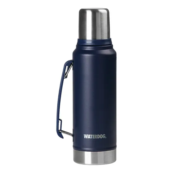 Termo Waterdog Ombu Doble Pared De Acero Inoxidable 1 Litro Azul