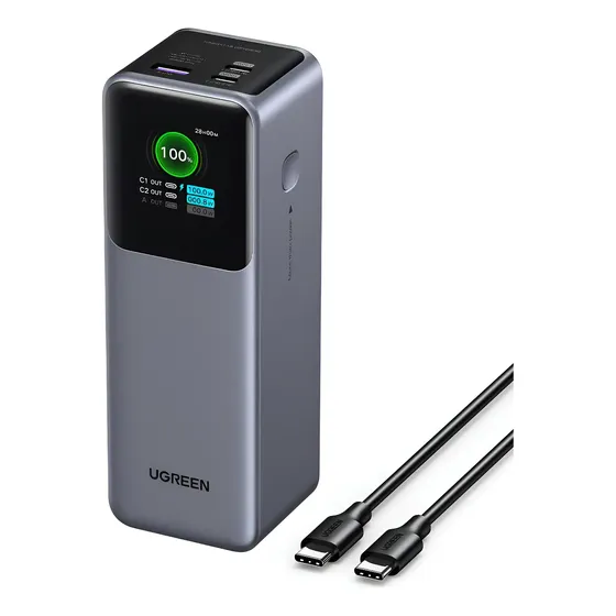 Ugreen Power Bank Nexode 25000 Mah 200w Pd Qc Pb722 - 35525 Color Gris