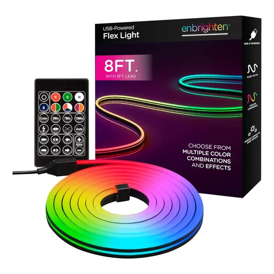 Ultrapro Barra De Luz Usb 30 Cm, Leds Debajo Para Escritorio Rgb