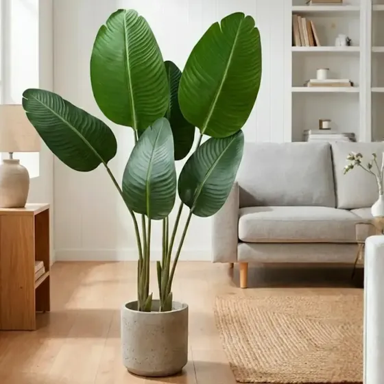 Valyria Home Planta Artificial Decoración Interior Exterior Ave De Paraíso 120cm