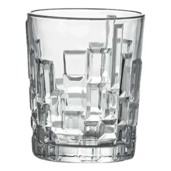 Vaso Corto De Vidrio Tallado Para Bebidas