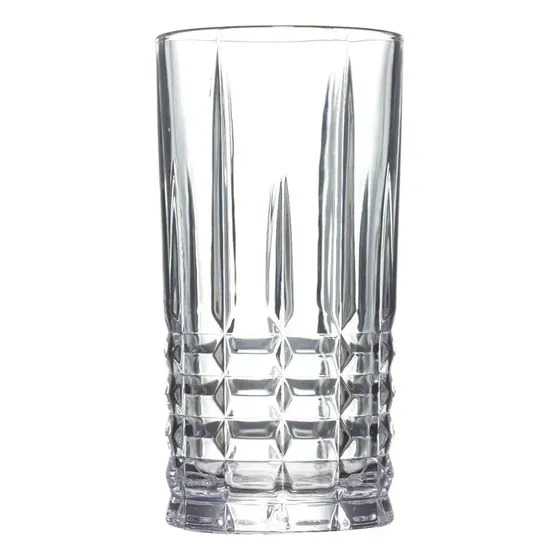 Vaso De Vidrio Labrado Highland 423ml X6 Unidades Color Transparente