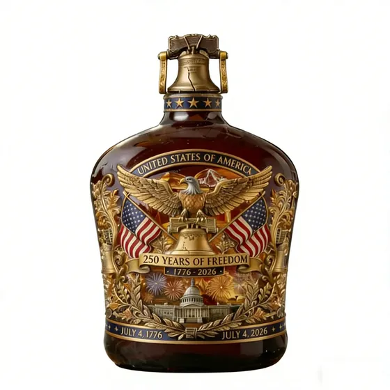Vaso De Whisky Patriotic Rocks Glass Para El 250 Aniversario