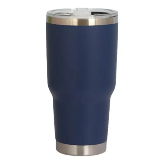 Vaso Térmico Doble Pared 30 Oz Con Tapa Navy Blue-30oz