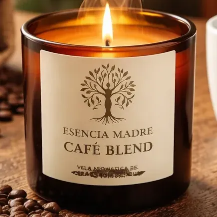 Vela Aromatica De Cera De Soja Premium - Esencia Madre