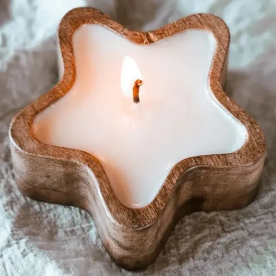 Vela De Soja Aromática Souvenir Linea Madera