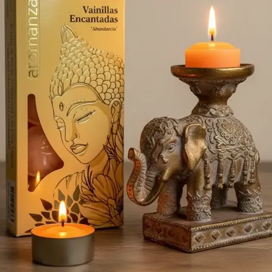 Velas De Noche Aromática Aromanza Soja Cera Vegetal Pack 10