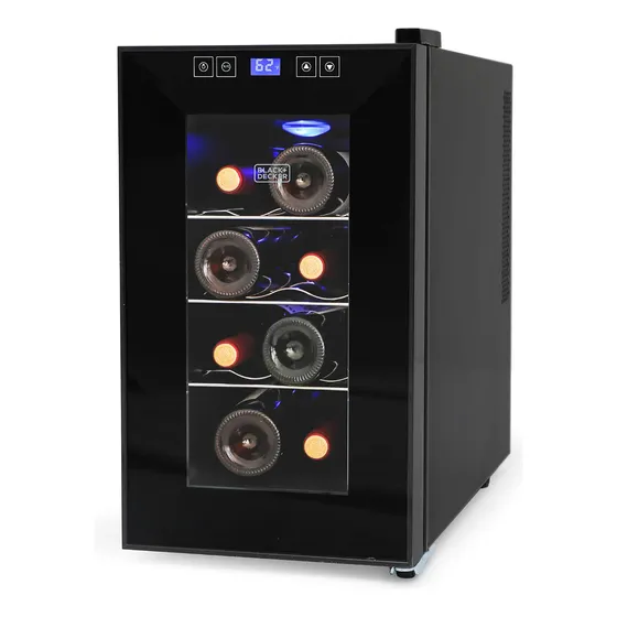 Vinoteca Black+decker Bd60026 Con Capacidad Para 8 Botellas