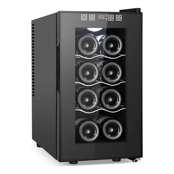 Vinoteca Velieta 8 Botellas Vtbw-25d1-1 25l Negro