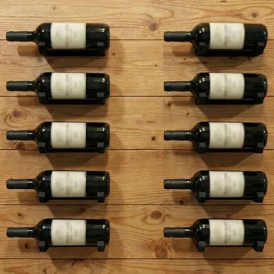 X1 Exhibidor De Vinos Pared Porta Botella Vinoteca Bodega
