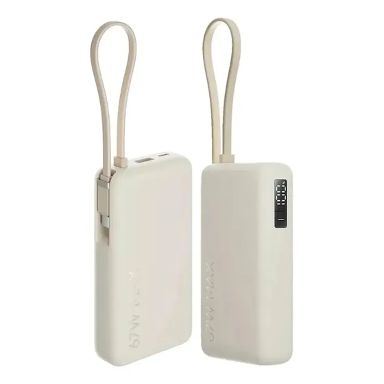 Xiaomi Power Bank 10000 (67w) Con Cable Integrado - Blanco Blanco