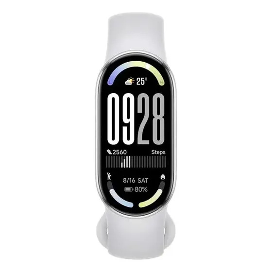 Xiaomi Smart Band 10 Plateado - Amoled 1,72 1500nits, 21días Batería, 150+ Deportes, Natación 5atm